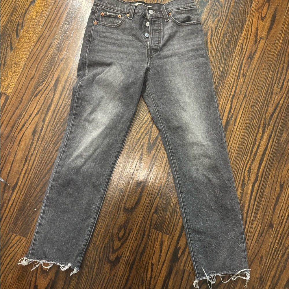 Levi's premium wedgie straight button fly